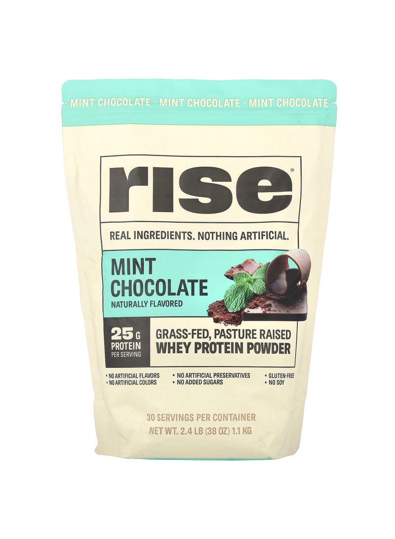 Whey Protein Powder, Mint Chocolate, 2.4 lb (1.1 kg)